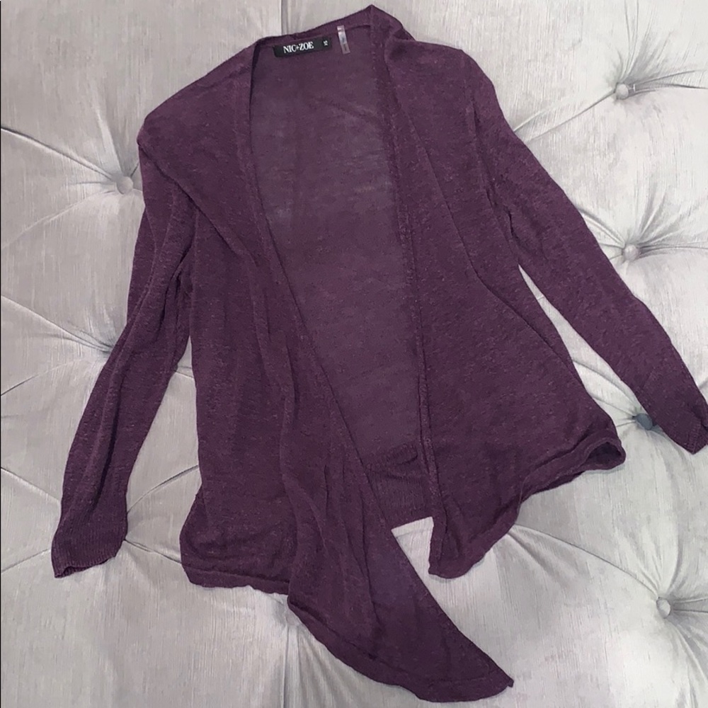 Nic & Zoe Tie Front Cardigan